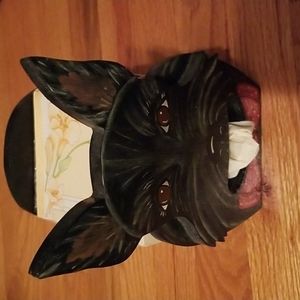 Scottish Terrier Handcrafted Wood Kleenex Dispenser